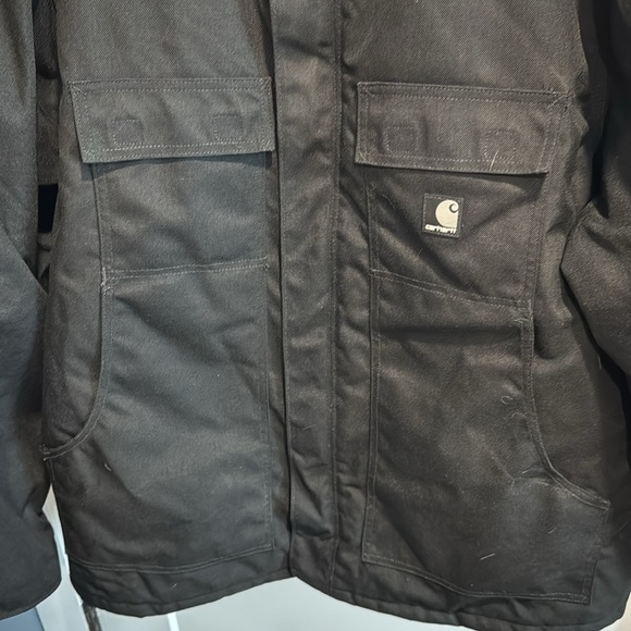 Carhartt Men's Arctic Extremes Warm Black Jacket EUC - Picture 2 of 15